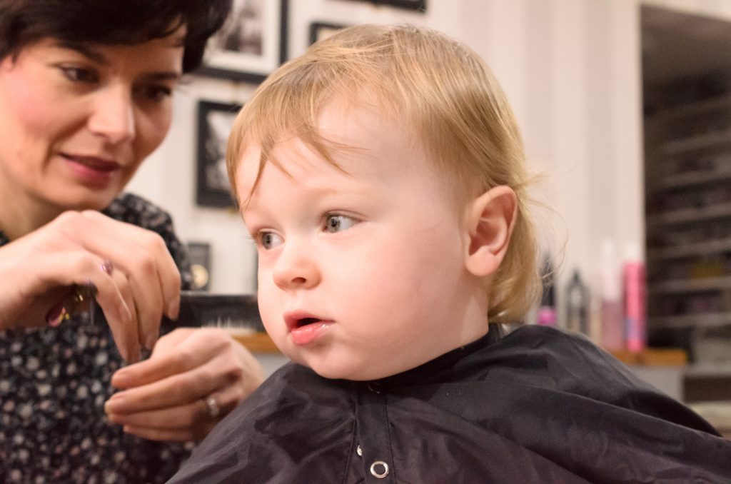 My toddler's first haircut