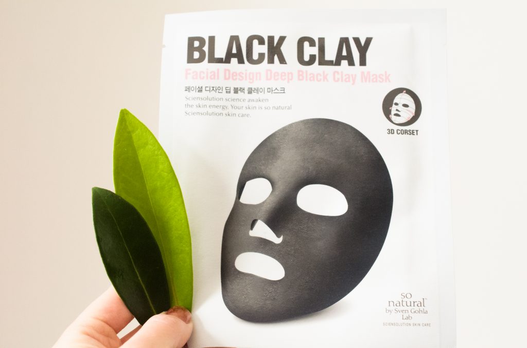 So Natural Facial Design Deep Black Clay Mask