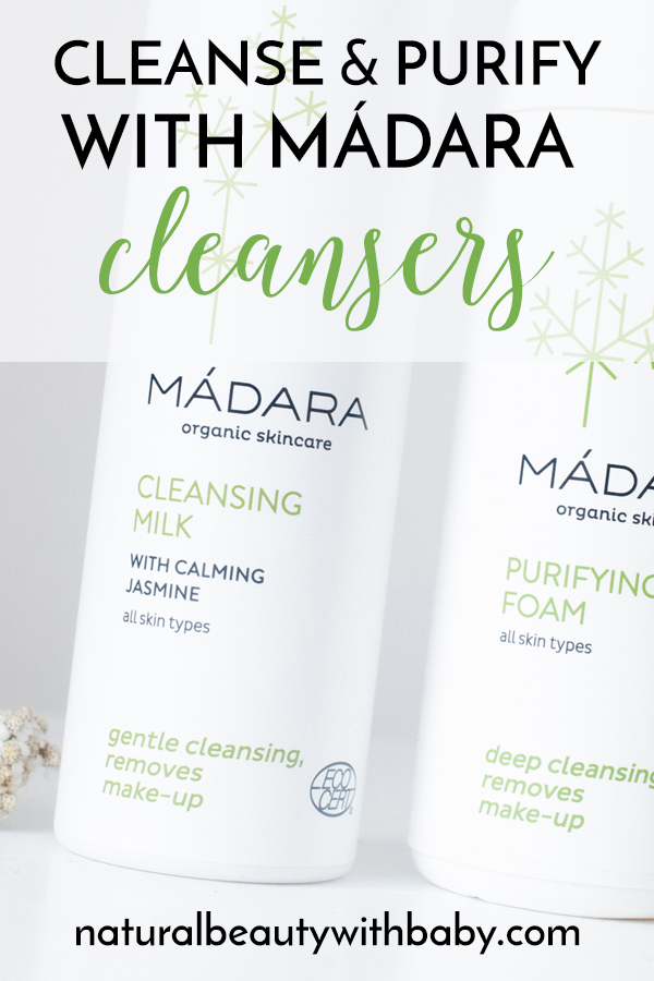 My review of 2 certified organic Mádara cleansers, including their Cleansing Milk and Purifying Foam. Remove your makeup and deep cleanse without stripping your skin!