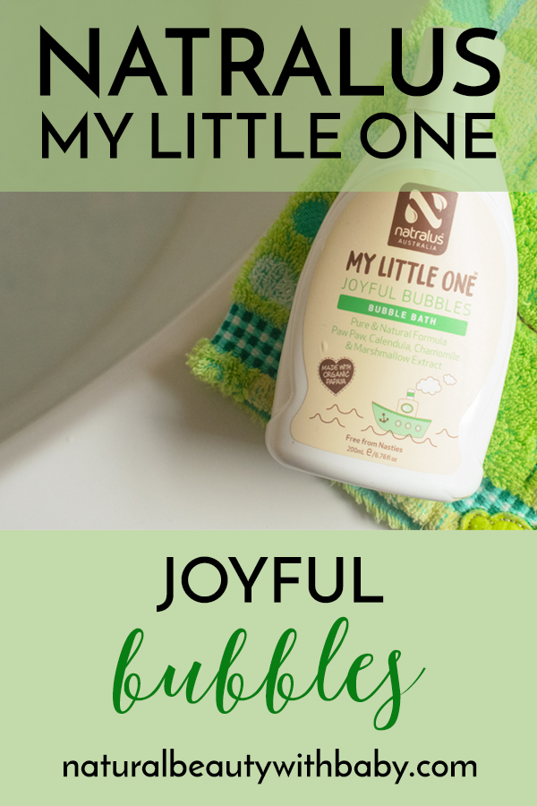 Looking for a natural and gentle bubble bath that's fun for your child but also kind to skin? Natralus My Little One Joyful Bubbles Bubble Bath is perfect for children with eczema or other skin complaints. Wonderful Australian skincare that's certified natural.