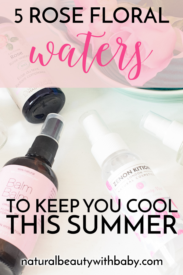 Keep your cool with these 5 natural rose floral waters - natural, organic, and very refreshing! Plus find out why rose waters are more than just a pretty scent!