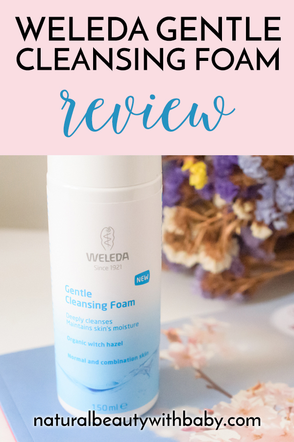My review of Weleda Gentle Cleansing Foam, a gentle yet effective organic foaming cleanser that cleans and refreshes - perfect for your morning routine!