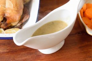 Find out how to make this delicious no added salt chicken gravy, suitable for babies of six months plus and toddlers.