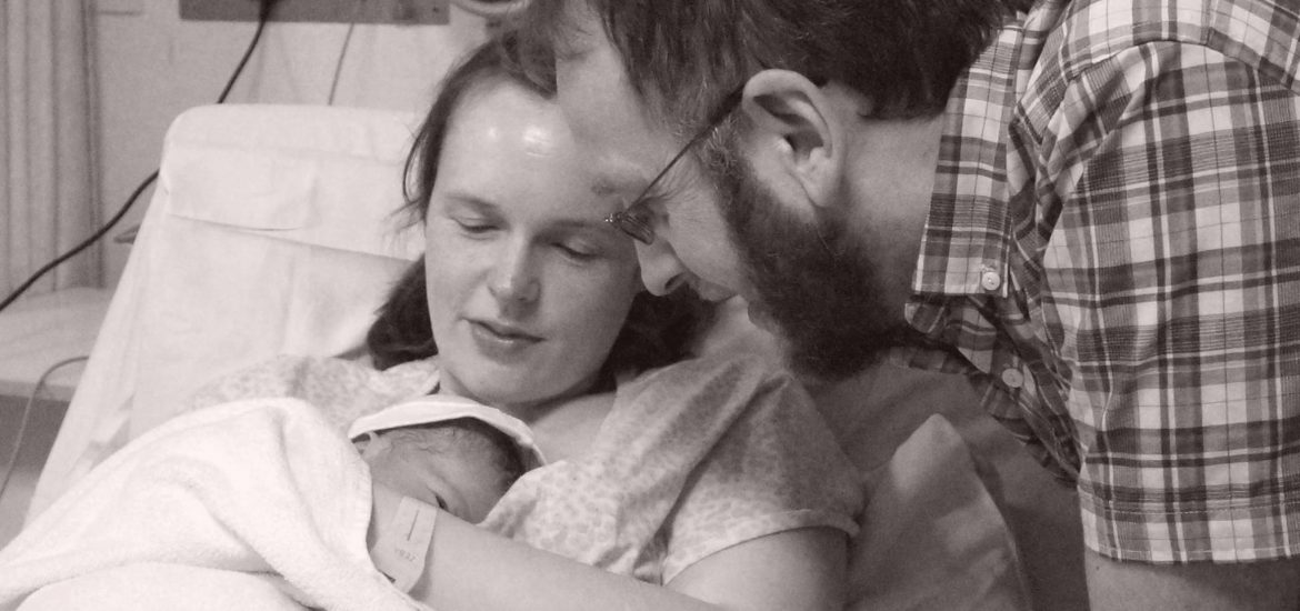 Together after Jonah's birth - Jonah's birth story