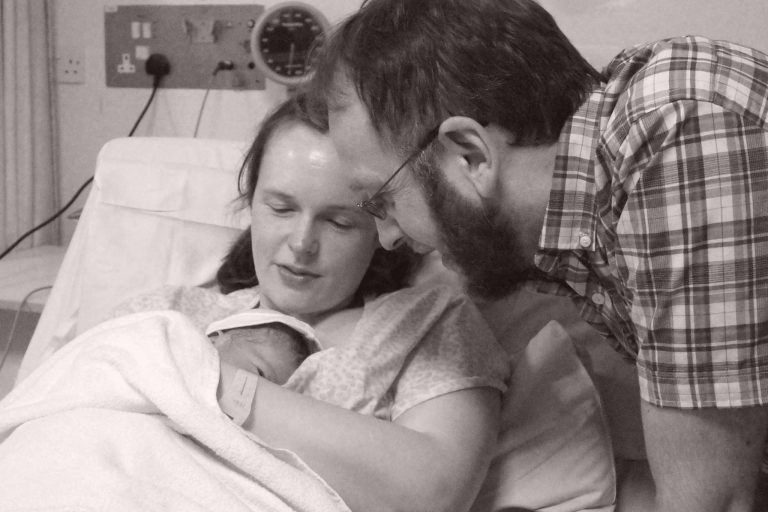 Together after Jonah's birth - Jonah's birth story