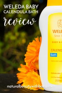 Soothe and heal with Weleda baby calendula bath.