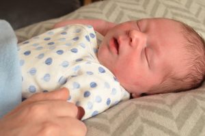 Jonah's newborn hair