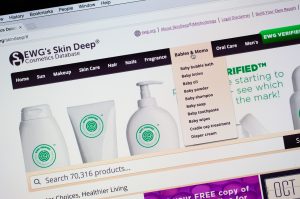EWG's Skin Deep database