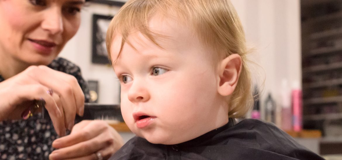 My toddler's first haircut