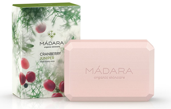 Madara cranberry and juniper hand and body soap