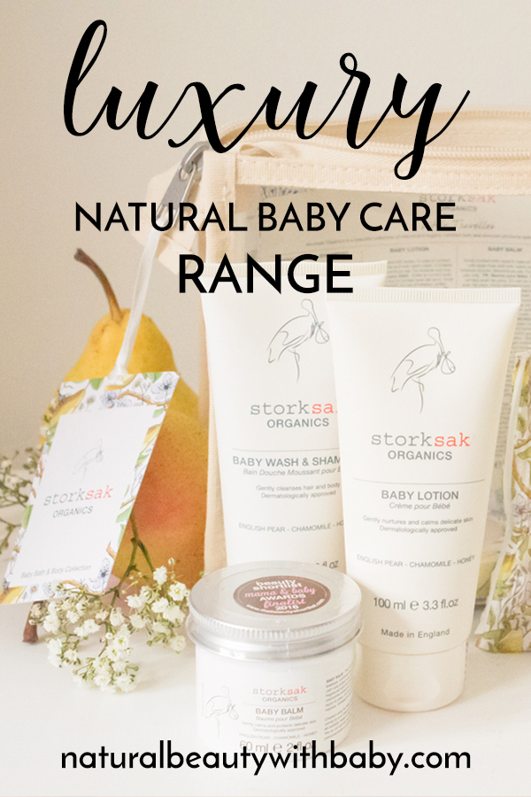 Storksak baby skin care products, a luxury natural skin care range for mum and baby, inspired by the English countryside.