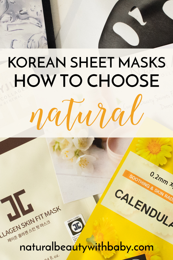 How do I choose natural when it comes to Korean sheet masks? Find out in this blog post.