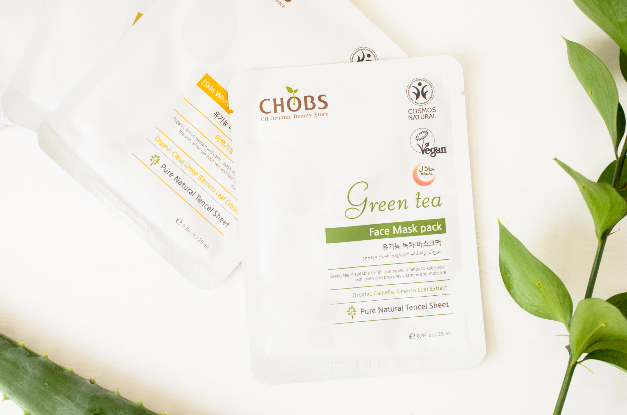 CHOBS Green Tea Sheet Mask
