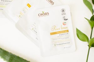 CHOBS Rice Bran Sheet Mask