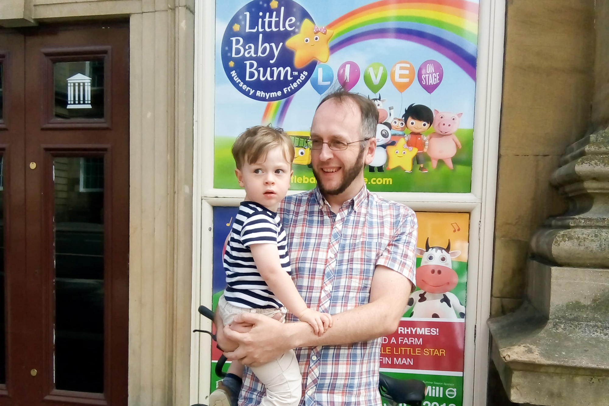 Jonah and Martin at the Little Baby Bum live show