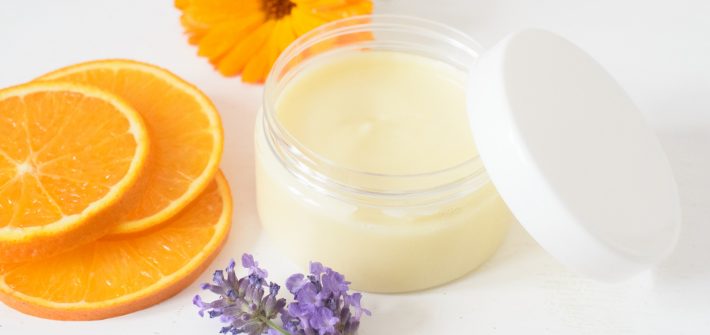 Breast milk lotion with calendula and orange