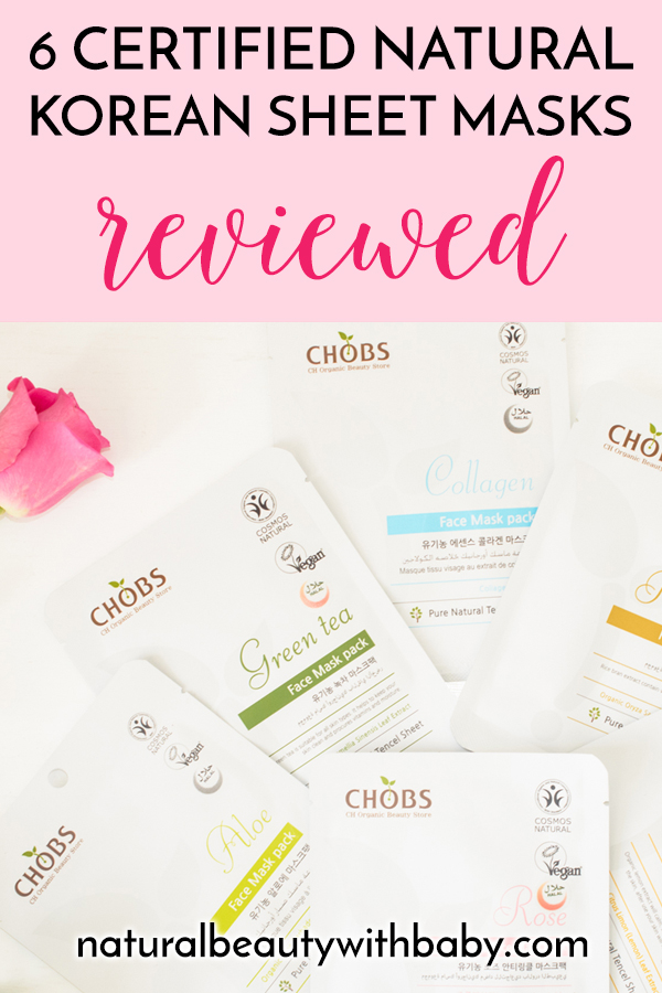 If you'd love to try Korean sheet masks, but you're unsure if they're safe to use, then read my review of 6 CHOBS sheet masks! They're certified natural, organic, and give amazing results!