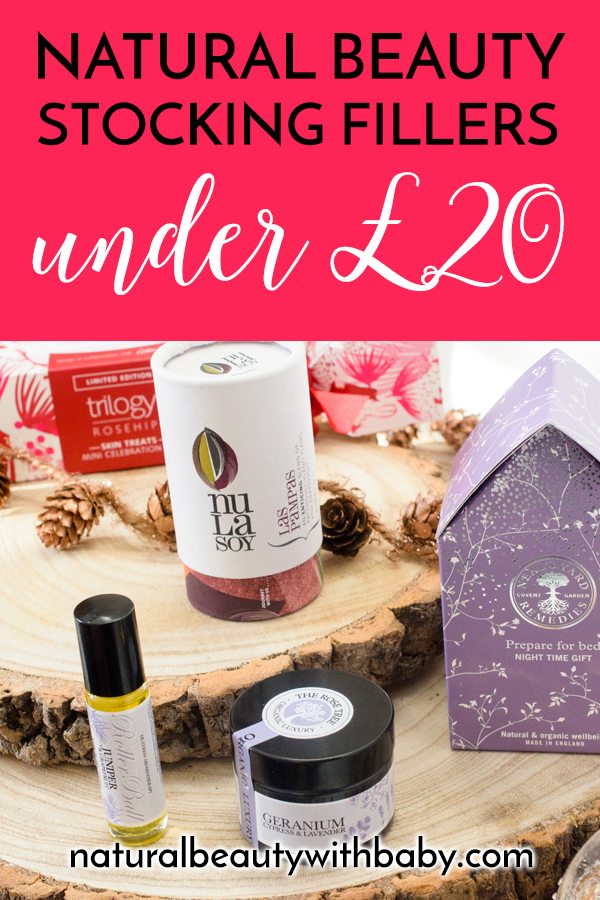 Natural beauty stocking fillers you can buy from LoveLula for less than £20. Choose some really stylish natural beauty products without spending a fortune!