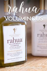 Are Rahua Voluminous Shampoo & Conditioner worth the large price tag? Find out in my review of this beautiful Amazonian duo! #naturalhaircare
