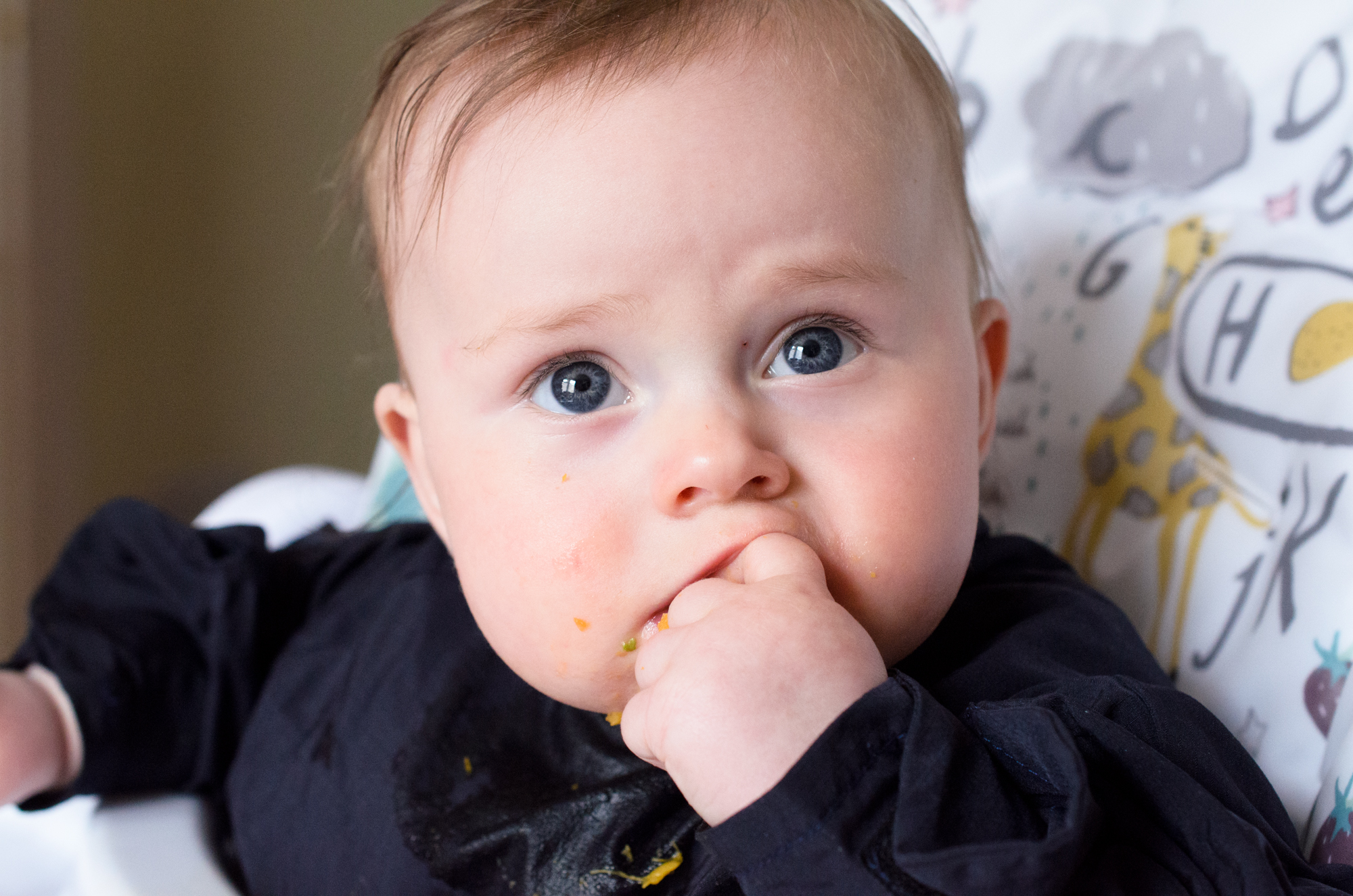Cara has started solids and we're doing Baby Led Weaning