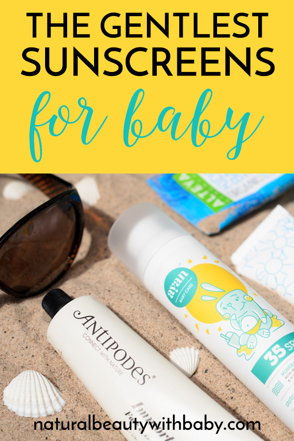 Natural sunscreens for your whole family. Protect precious skin in the gentlest way while saving space in your bag. No need for separate sun creams! #sunscreen #naturalsunscreen