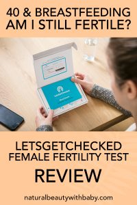 I took an at-home female fertility test from LetsGetChecked at 40 and breastfeeding. Find out my results plus why you should try a female hormone test.