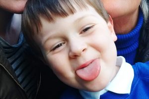 Jonah after a day at school