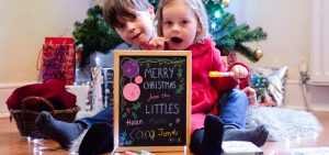 Littles Christmas Card Chalkola Markers