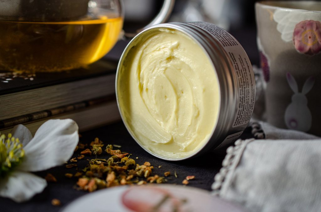 Texture of Slow Down Sunday body butter