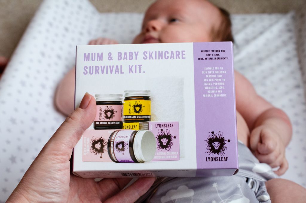 Lyonsleaf Mum & Baby Skincare Survival Kit in the box