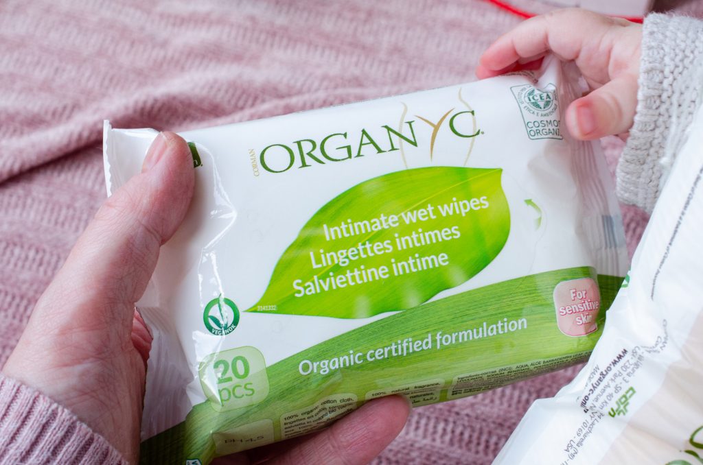Organyc Organic Cotton Intimate Wet Wipes