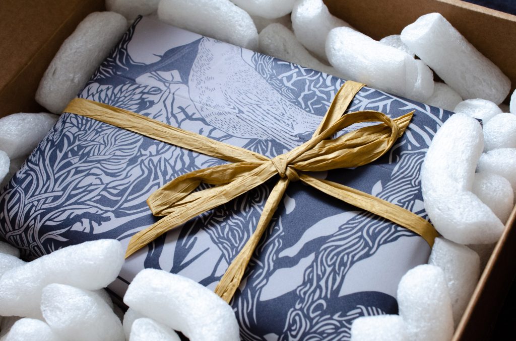 Raven Botanicals gift wrapping