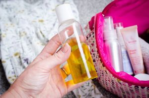 Labour massage oil going in to my hospital bag