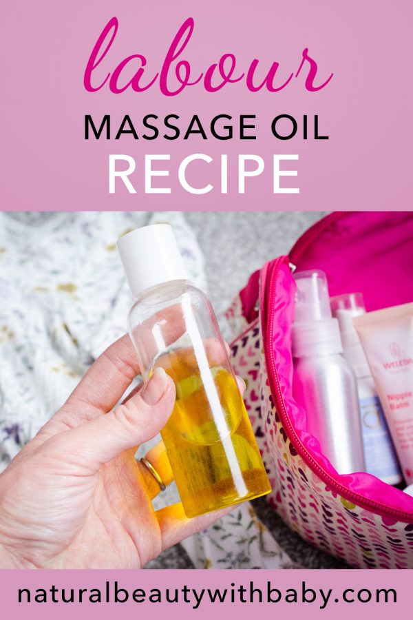 Labour massage oil formula Natural Beauty with Baby