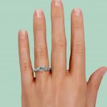 Discover the Beauty of a Personalized Moss Agate Engagement Ring Set