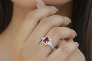 Why Every Romantic Should Own a Ruby and Moissanite Ring