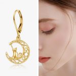 Why YFN’s 10K Gold Cat & Moon Earrings Are Perfect for Cat Lovers