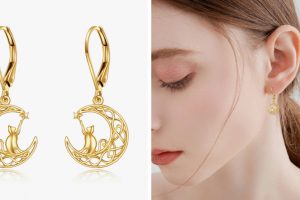 Why YFN’s 10K Gold Cat & Moon Earrings Are Perfect for Cat Lovers