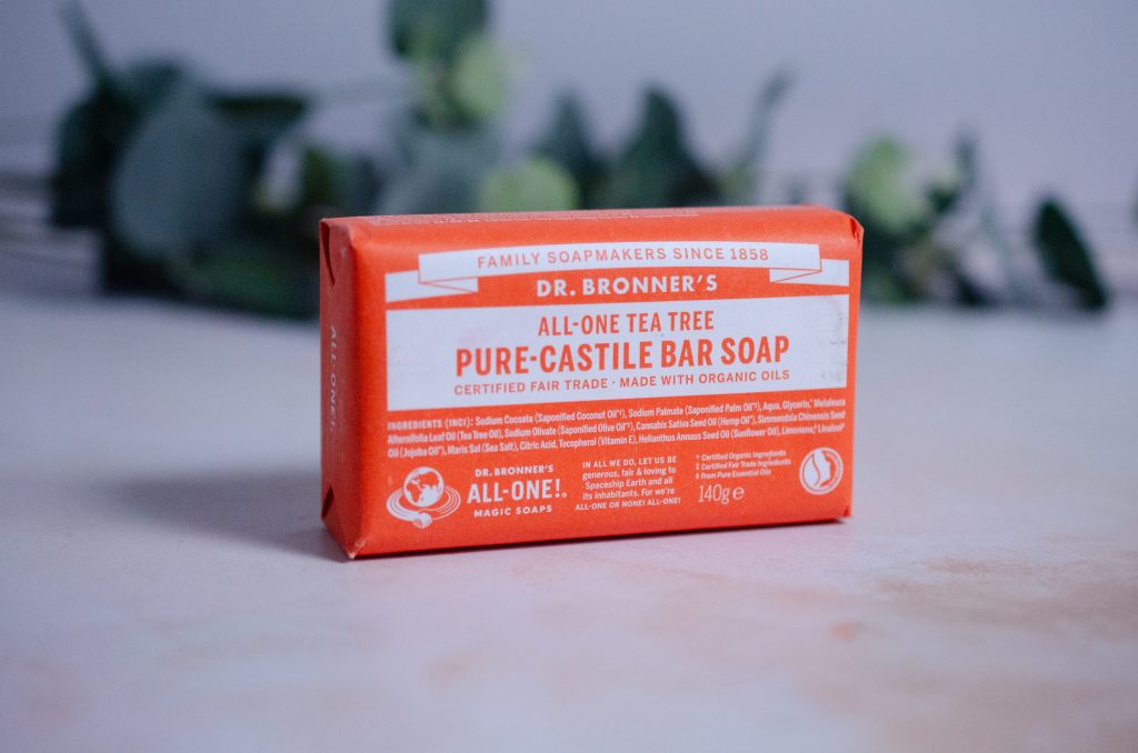 Dr Bronner Tea Tree Pure-Castile Bar Soap