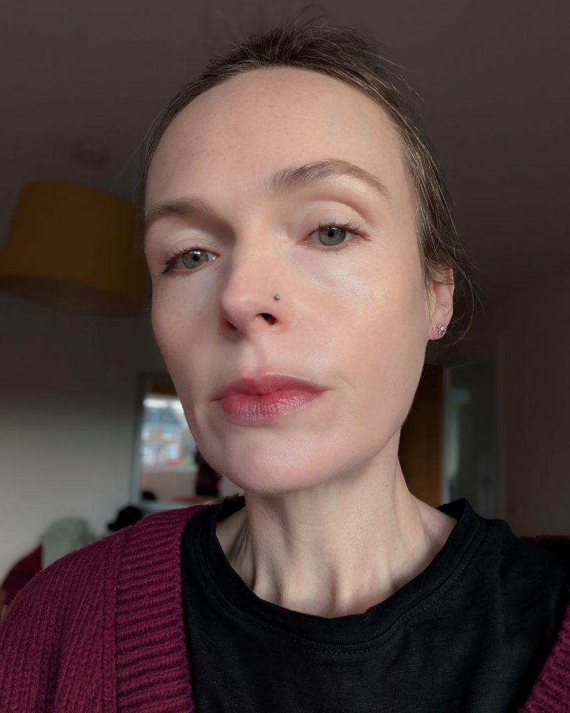 Wearing Black Cherry Balm Dotcom