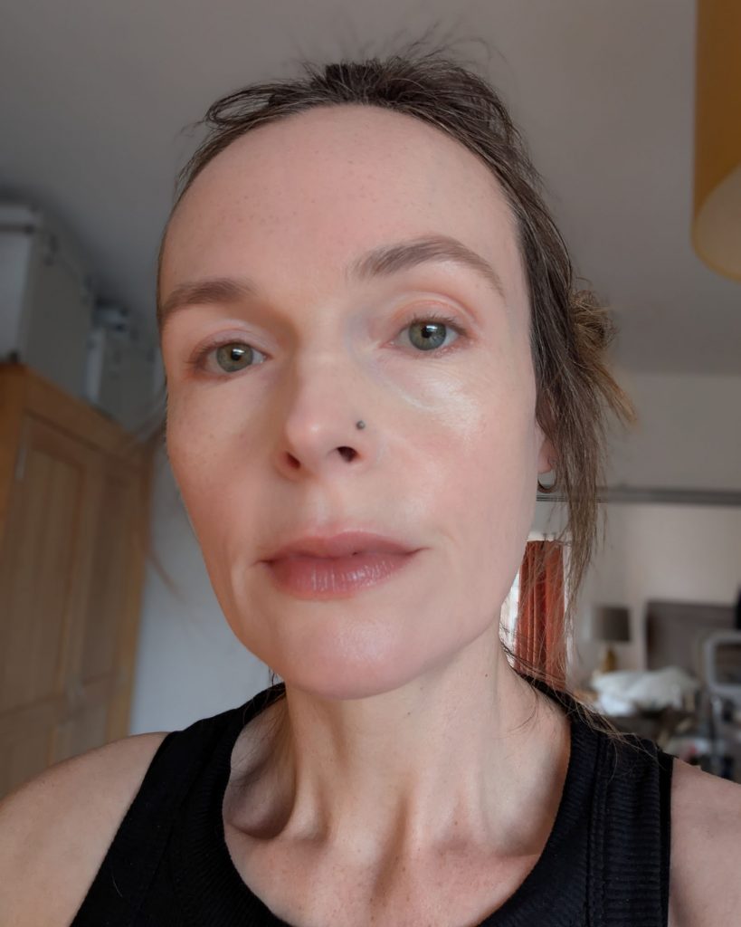 Wearing Cookie Butter Balm Dotcom