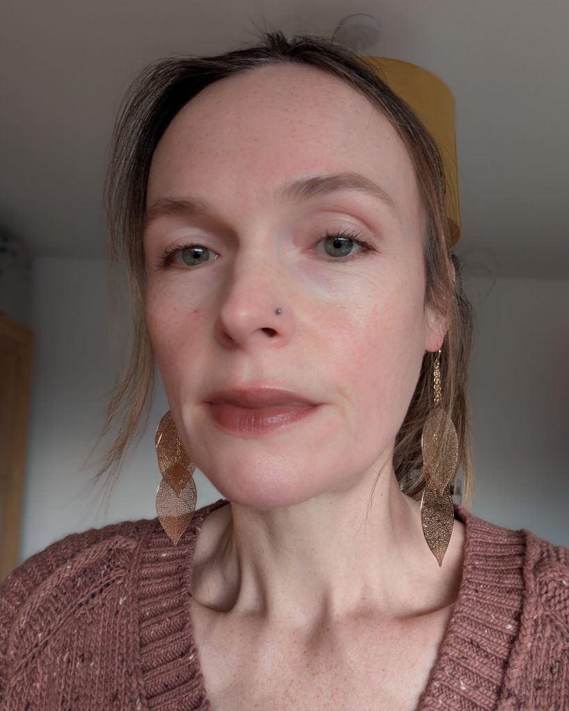 Wearing Espresso Balm Dotcom