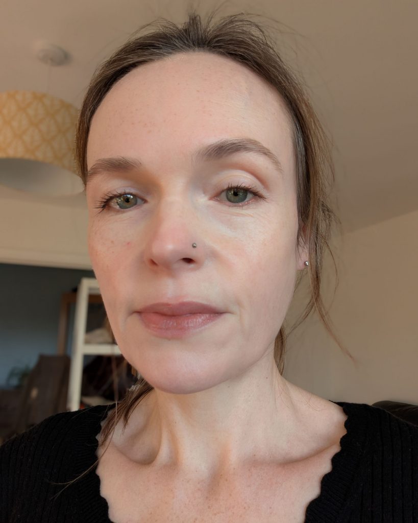 Wearing Gingersnap Balm Dotcom