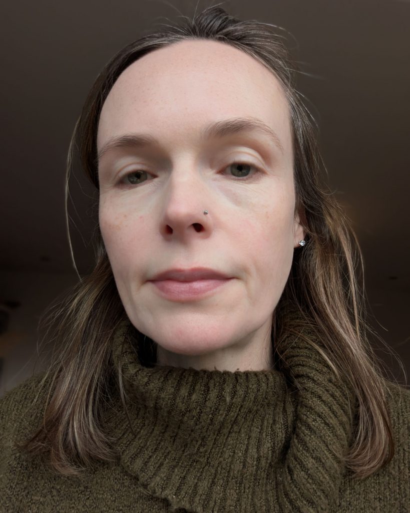 Wearing Lavender Balm Dotcom