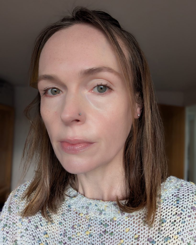 Wearing Mint Balm Dotcom