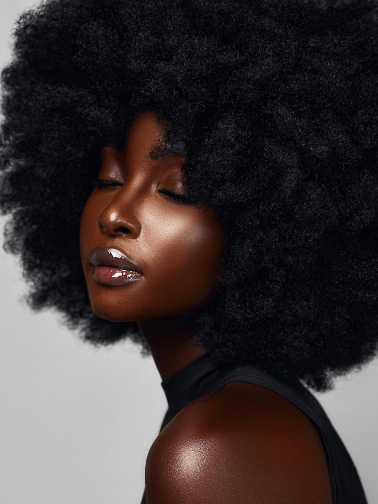 Beautiful afro hair