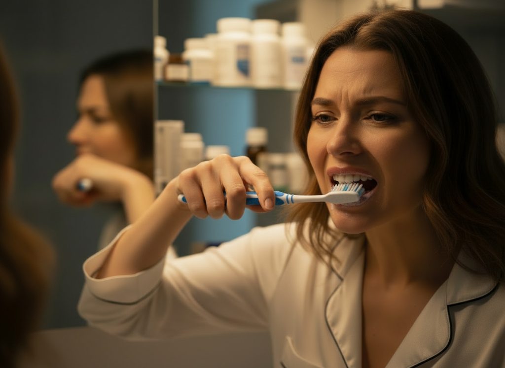 Learning how to sleep with tooth pain can mean brushing your teeth thoroughly before bed.