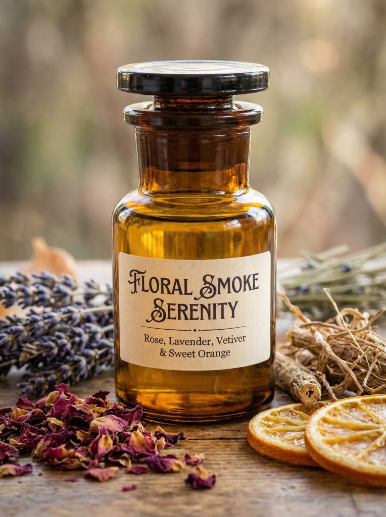 Floral Smoke Serenity Sensual Essential Oil Blend