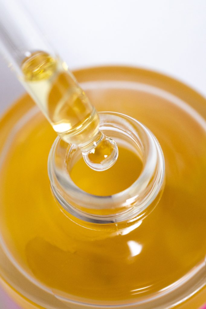 Dropper shot of Scentiana Sensual Body Oil