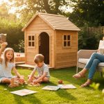 How a Wooden Garden House Can Create a Safe, Calming Garden Space for Children and Parents